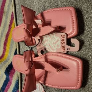 NWT Sam & Libby Square Toed Sandals